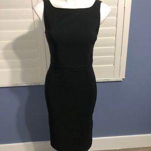 Express midi black dress